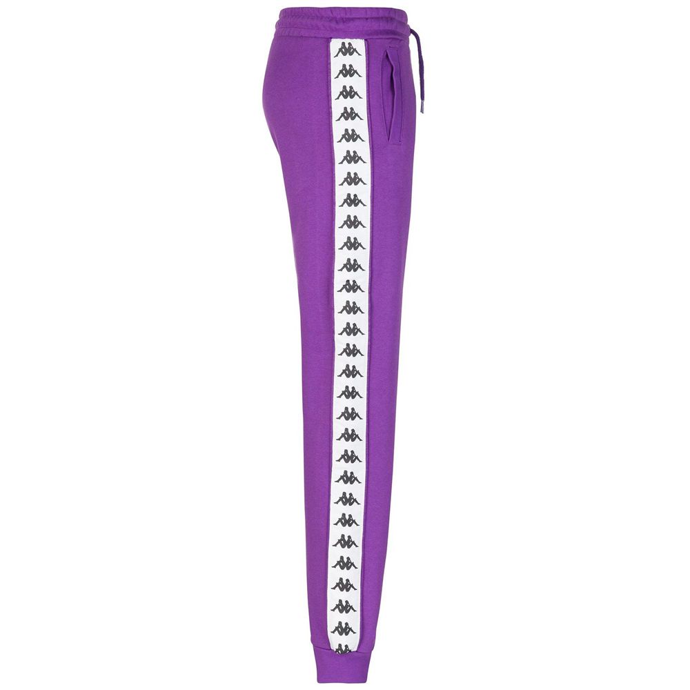 Women Kappa 222 Banda Barnu Pants Purple | 684791-XHF