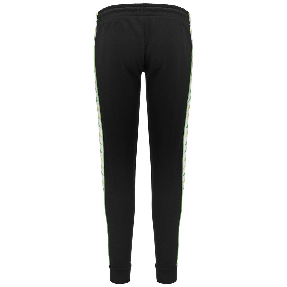 Women Kappa 222 Banda Barnui 2 Pants Black | 609258-CPL