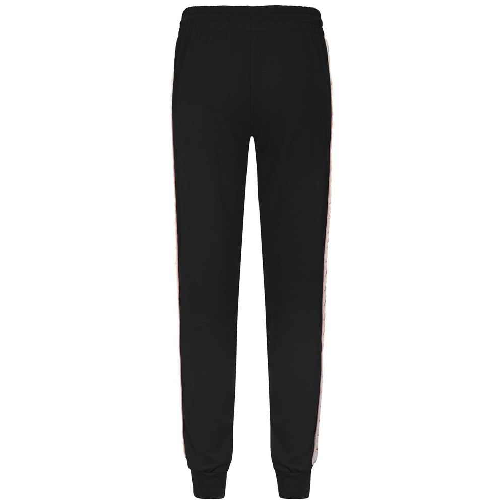 Women Kappa 222 Banda Barnuo 2 Pants Black | 756839-KYU