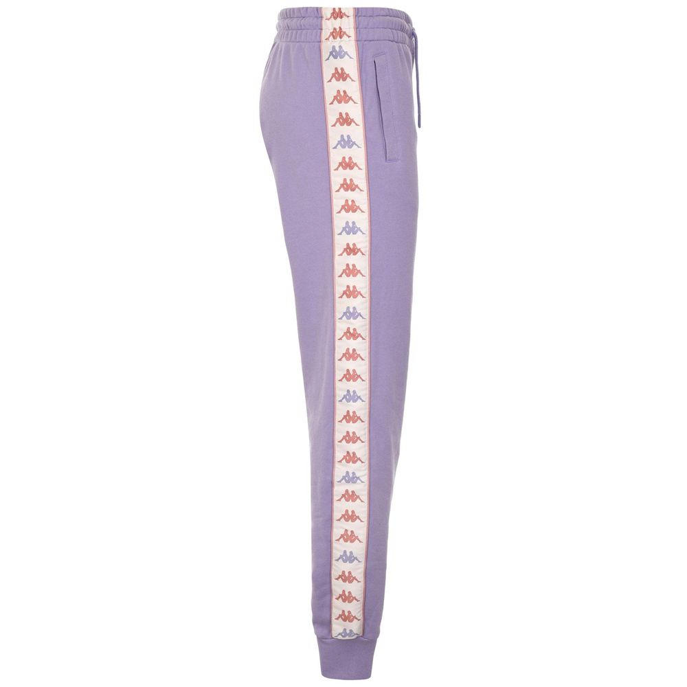 Women Kappa 222 Banda Barnuo 2 Pants Purple | 130762-XCQ