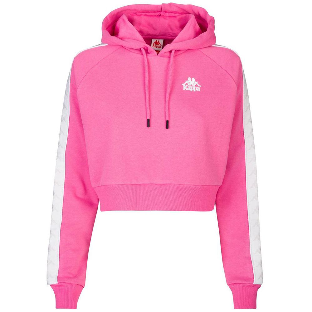 Women Kappa 222 Banda Fanas Hoodie Pink | 524803-YAB