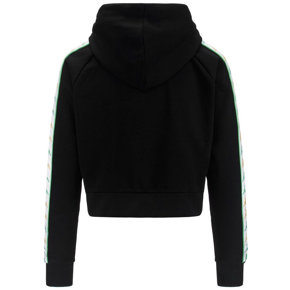 Women Kappa 222 Banda Fanasi Hoodie Black | 694510-LQP