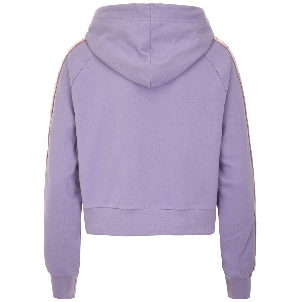 Women Kappa 222 Banda Fanaso Hoodie Purple | 356178-QUV