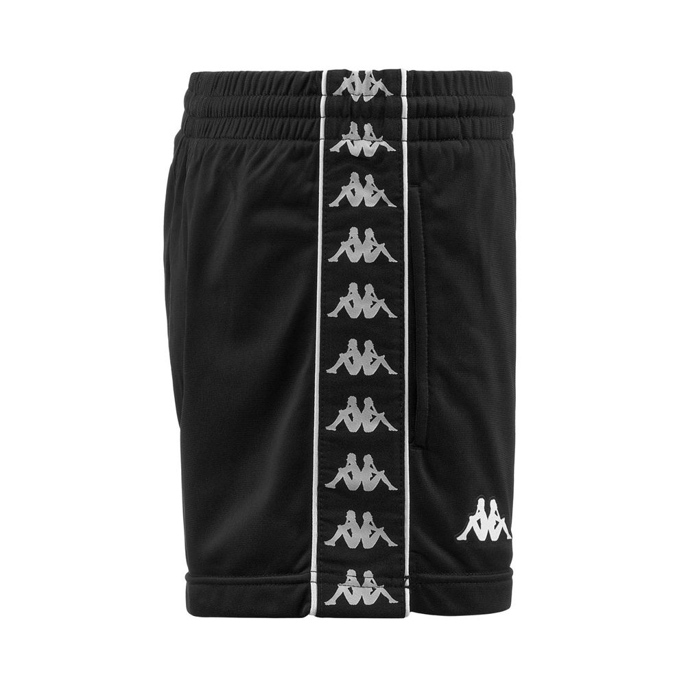 Women Kappa 222 Banda Ladytread Shorts Black | 103894-YNJ