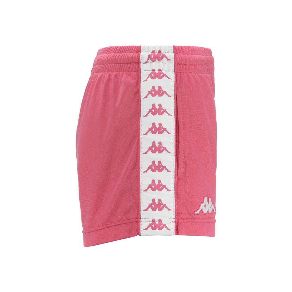 Women Kappa 222 Banda Ladytread Shorts Pink | 504963-HDI