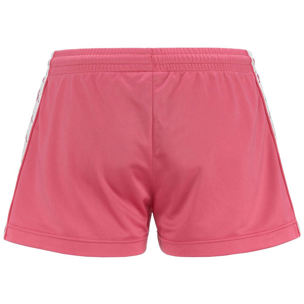 Women Kappa 222 Banda Ladytread Shorts Pink | 504963-HDI