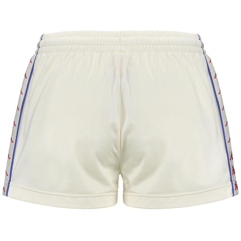 Women Kappa 222 Banda Ladytread Shorts White | 138064-LPT