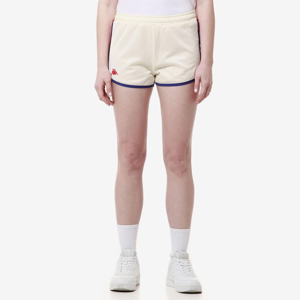 Women Kappa 222 Banda Losillegt Shorts White | 941263-UBO