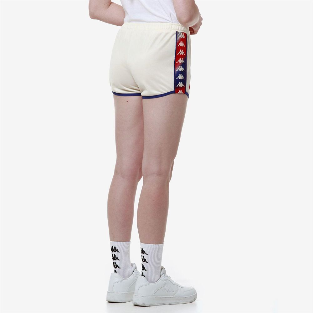 Women Kappa 222 Banda Losillegt Shorts White | 941263-UBO