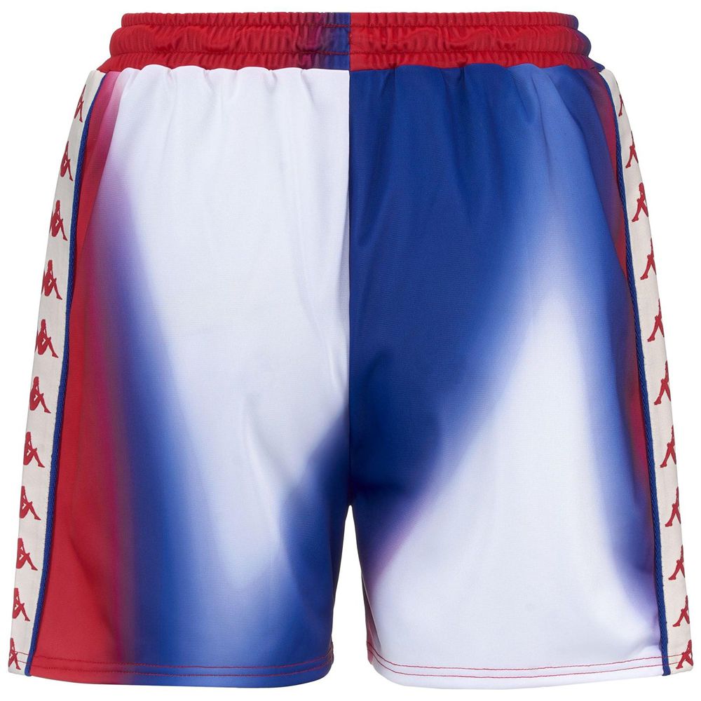 Women Kappa 222 Banda Sacha 2 Graphik Shorts Red | 037189-PWJ