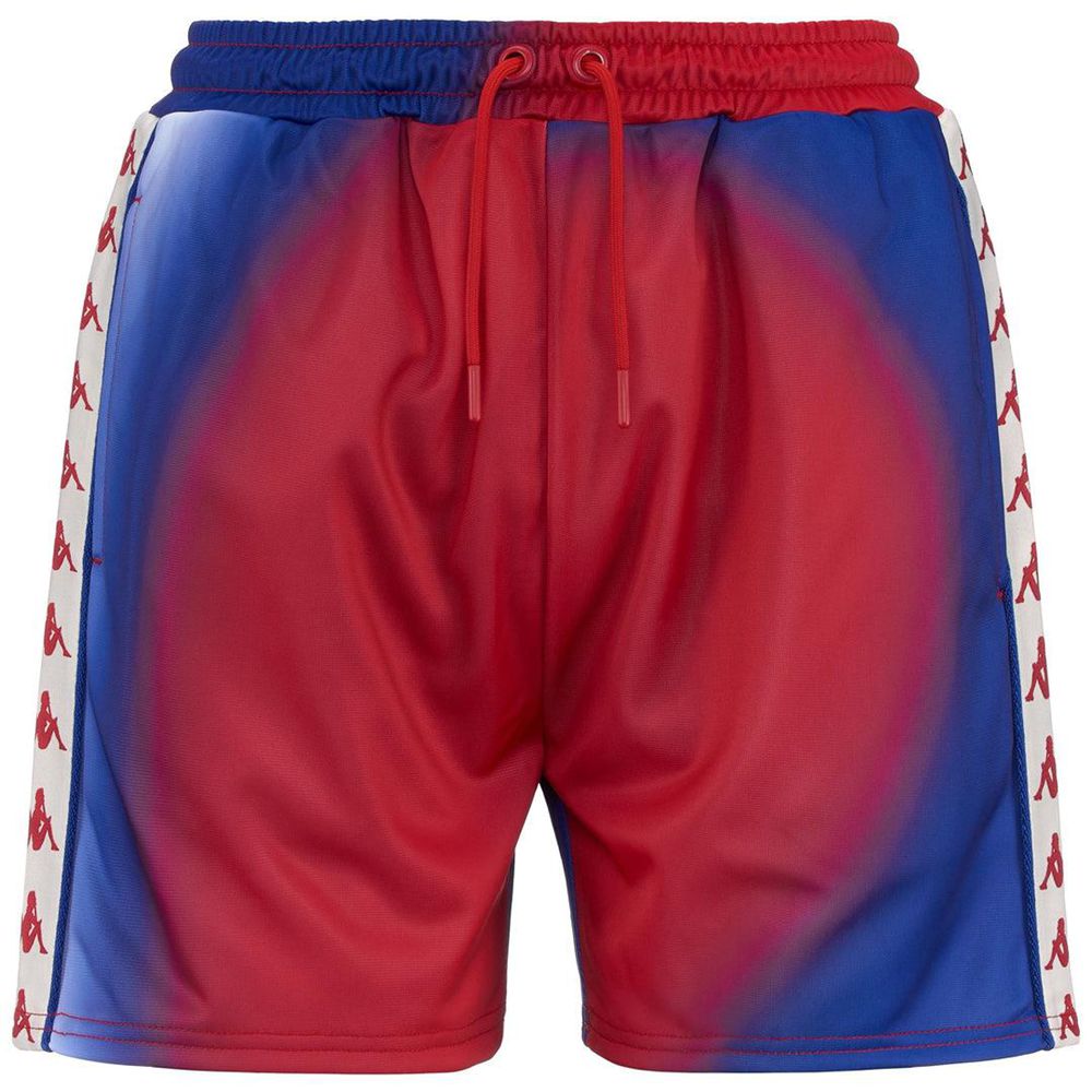 Women Kappa 222 Banda Sacha 2 Graphik Shorts Red | 037189-PWJ