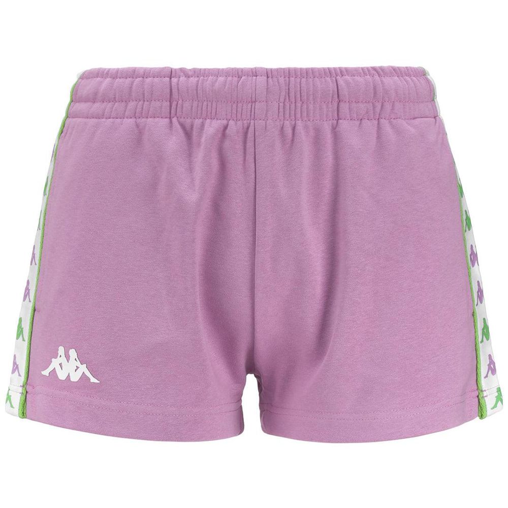 Women Kappa 222 Banda Treadyi Shorts Pink | 259360-LOJ