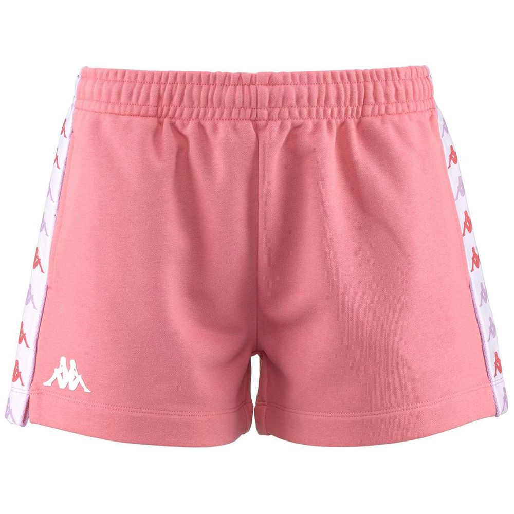 Women Kappa 222 Banda Treadyi Shorts Pink | 719834-DMK