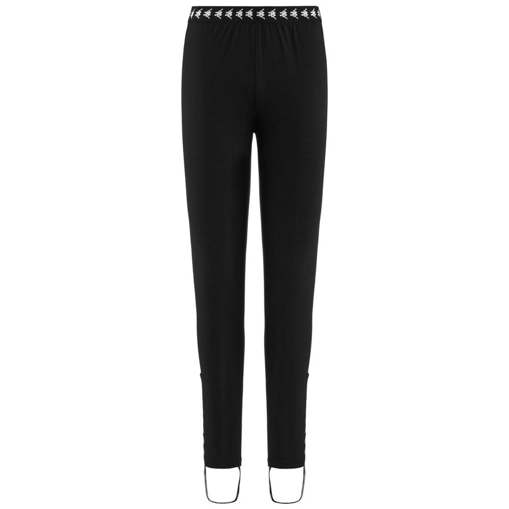 Women Kappa 222 Banda Vortex Pants Black | 691783-PER