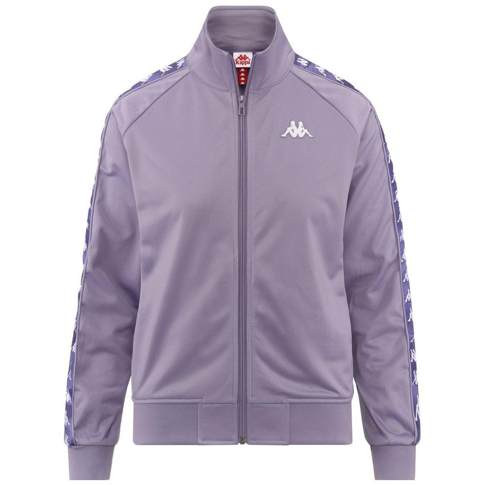 Women Kappa 222 Banda Wanniston Graphiktape Jacket Purple | 328419-SCT