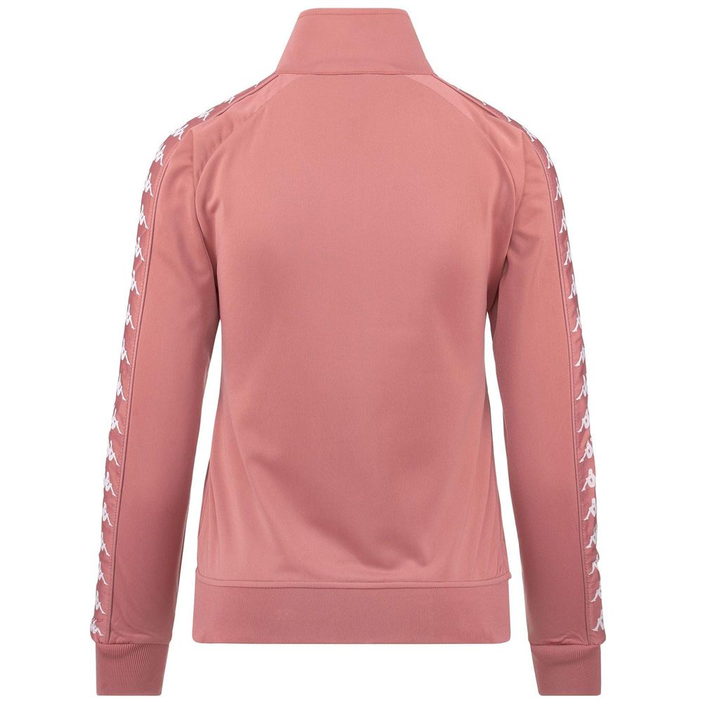 Women Kappa 222 Banda Wanniston Slim Jacket Pink | 710384-OTB