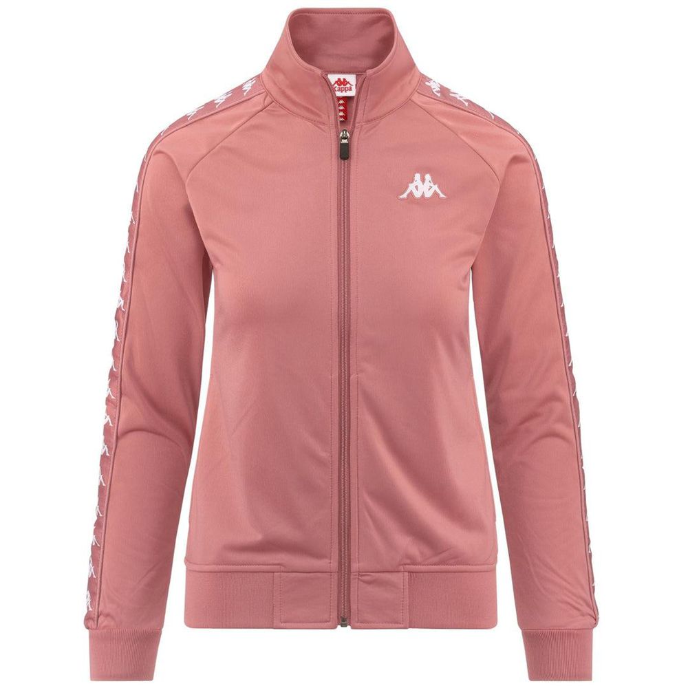 Women Kappa 222 Banda Wanniston Slim Jacket Pink | 710384-OTB