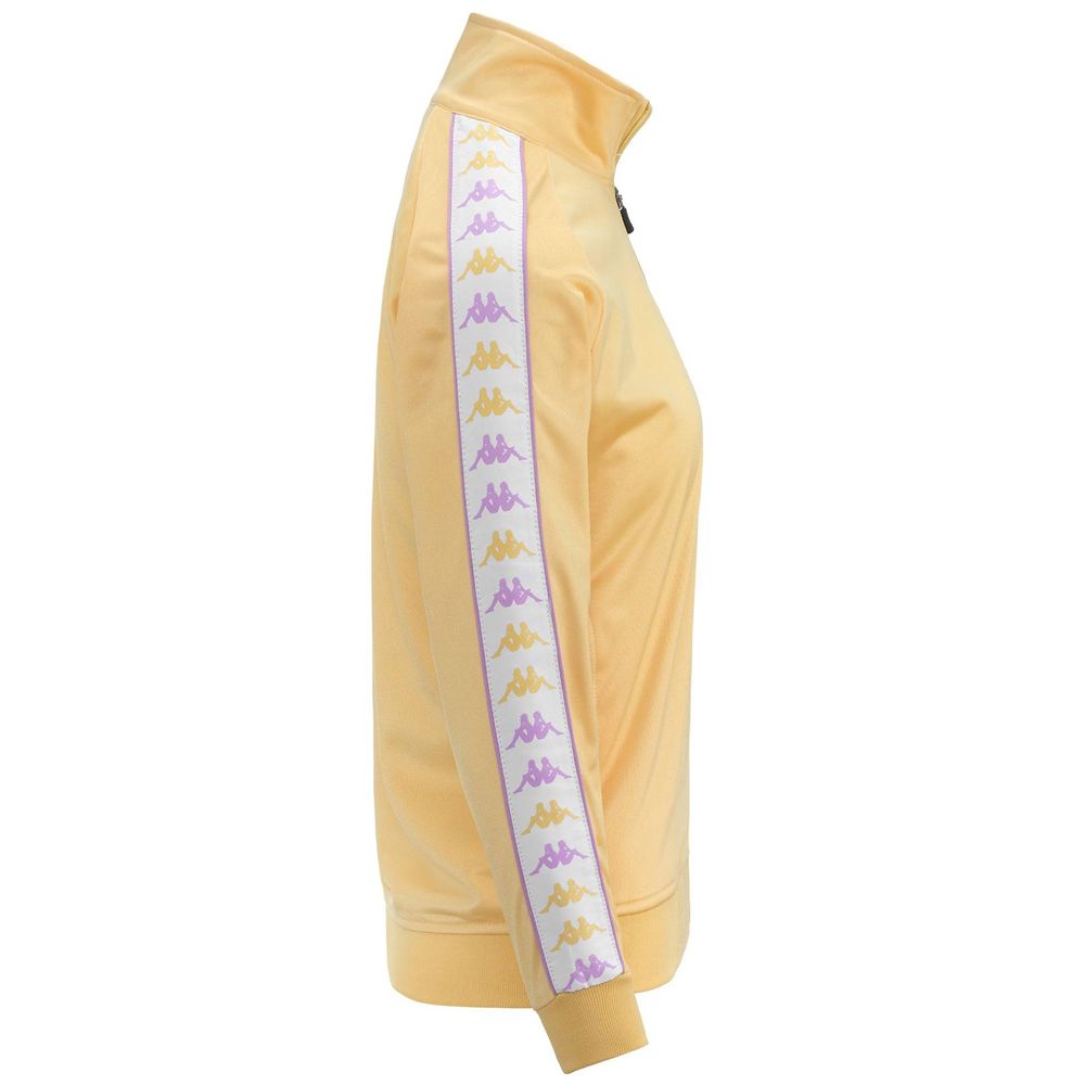 Women Kappa 222 Banda Wannistoni Slim Jacket Yellow | 054217-NZF