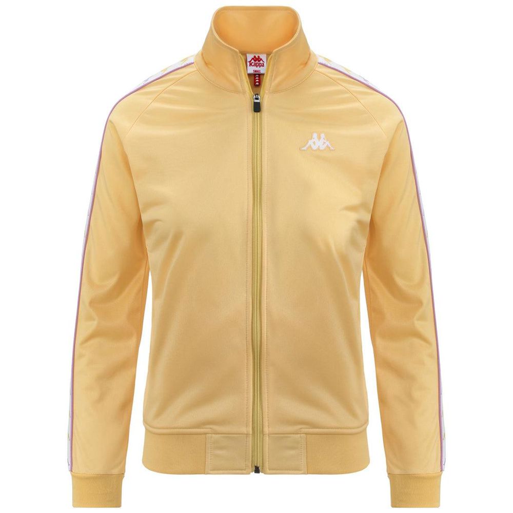 Women Kappa 222 Banda Wannistoni Slim Jacket Yellow | 054217-NZF