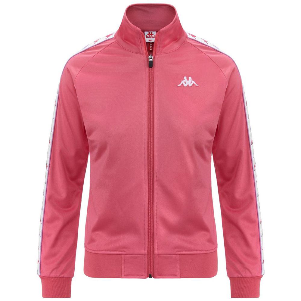 Women Kappa 222 Banda Wannistoni Slim Jacket Pink | 461308-UJI