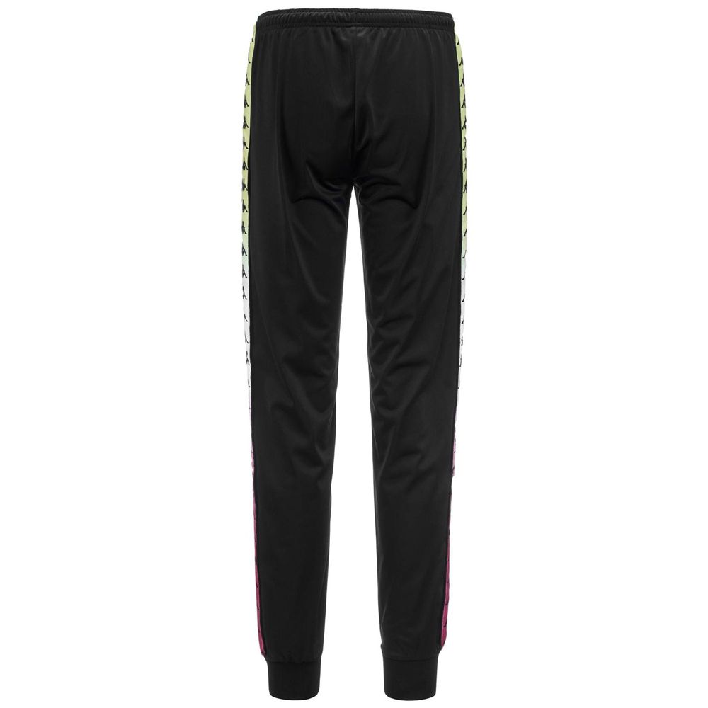 Women Kappa 222 Banda Wrastoria Degrade Pants Black | 431967-RKB