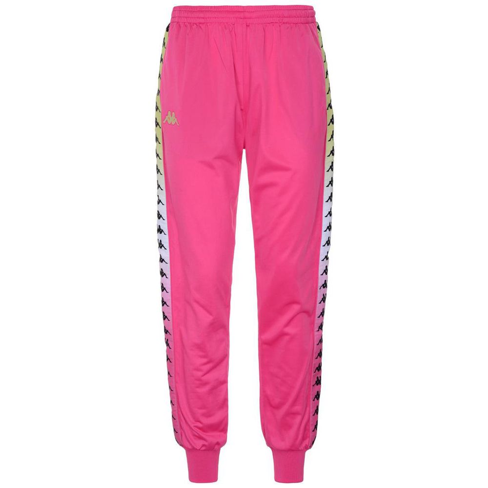 Women Kappa 222 Banda Wrastoria Degrade Pants Pink | 302186-RPU