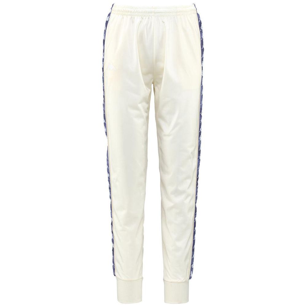 Women Kappa 222 Banda Wrastoria Graphiktape Pants White | 176895-KRC