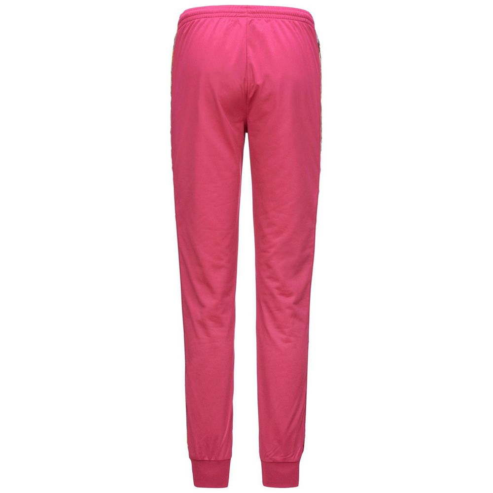 Women Kappa 222 Banda Wrastoria Graphiktape Pants Pink | 589134-KCX