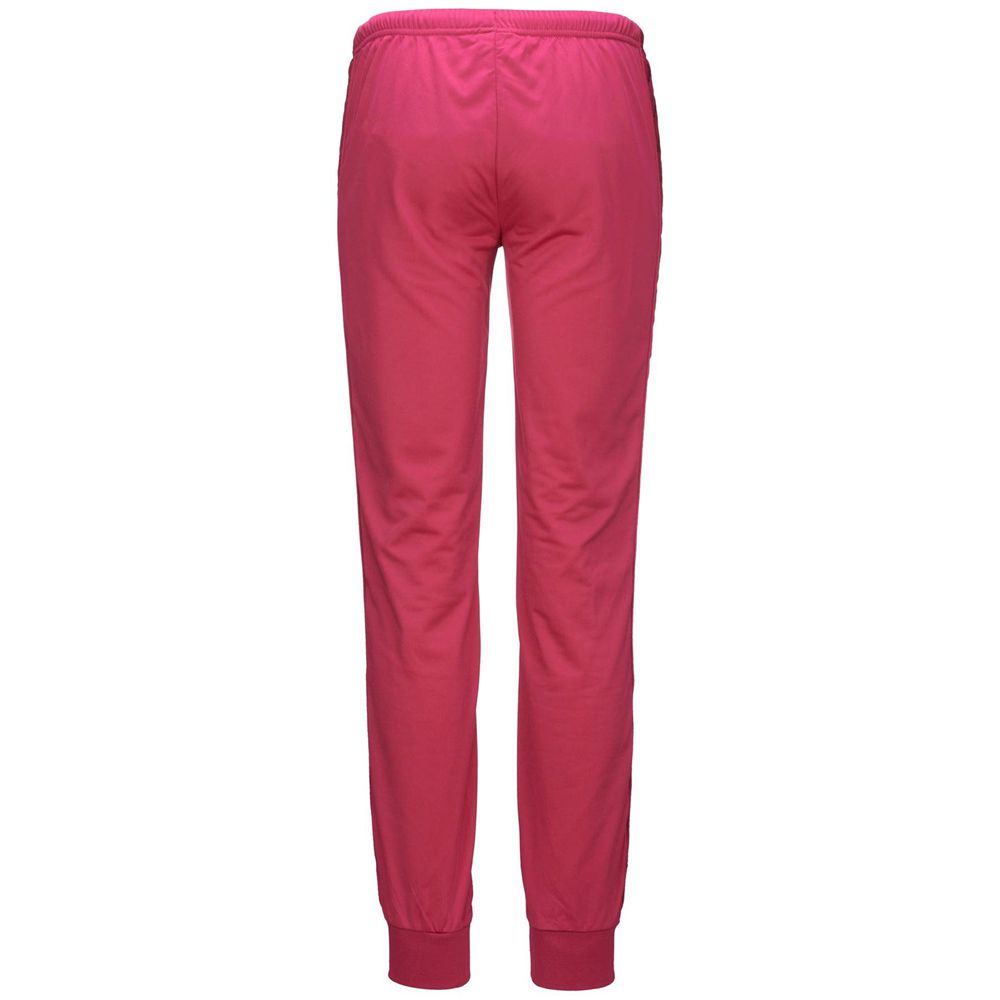 Women Kappa 222 Banda Wrastoria Slim Pants Pink | 416735-OIS