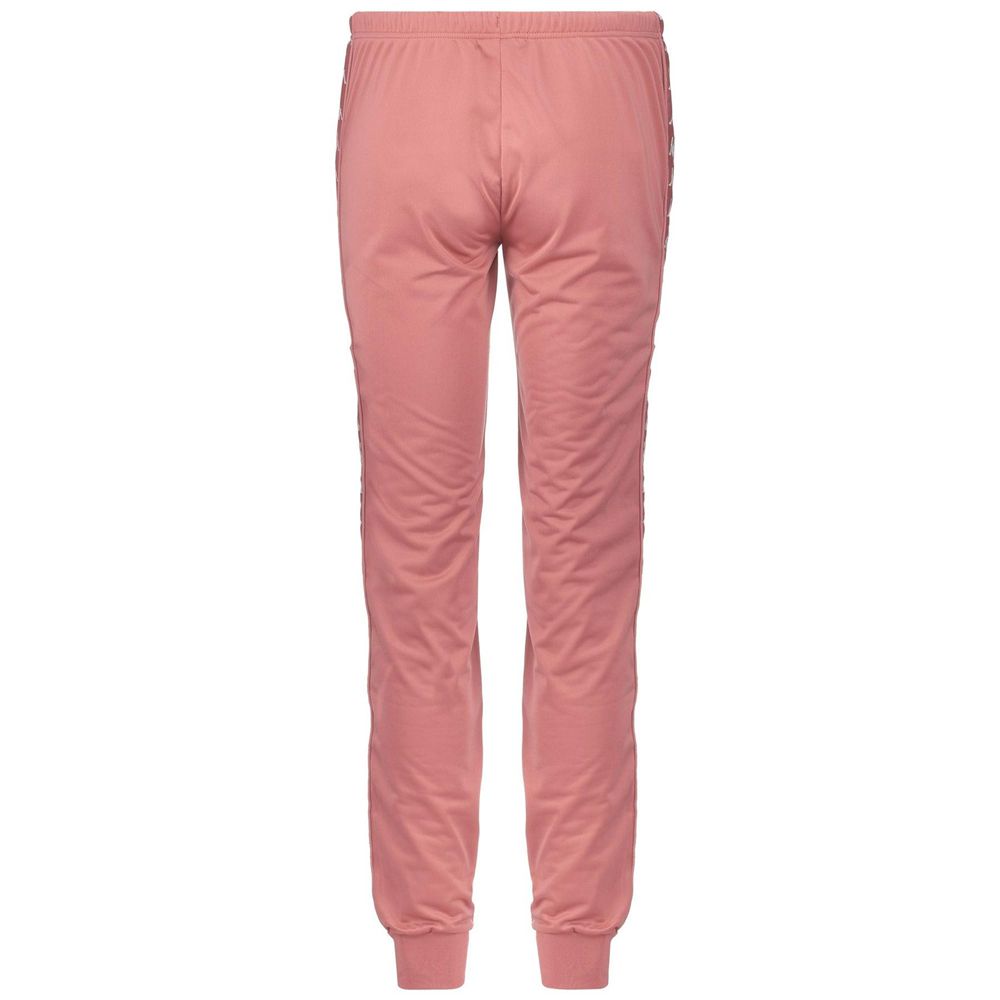 Women Kappa 222 Banda Wrastoria Slim Pants Pink | 540398-RFQ