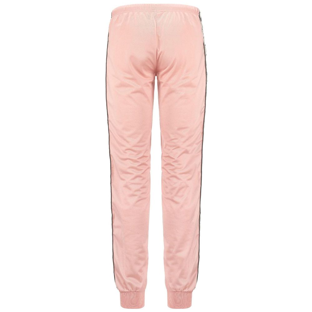 Women Kappa 222 Banda Wrastoria Slim Pants Pink | 604817-NUE