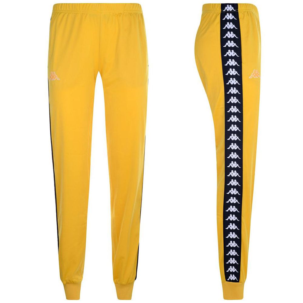 Women Kappa 222 Banda Wrastoria Slim Pants Yellow | 627510-TCI