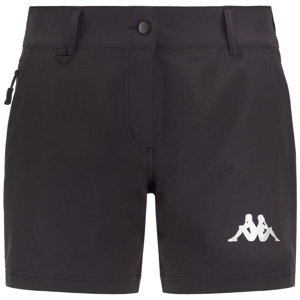 Women Kappa 3 Cento 314 Shorts Black | 654972-PYK