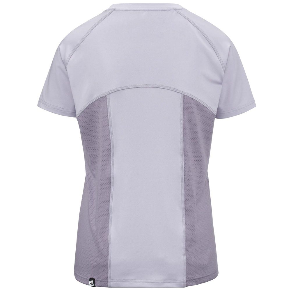 Women Kappa 3 Cento 321 T-Shirt Purple | 709124-JVP