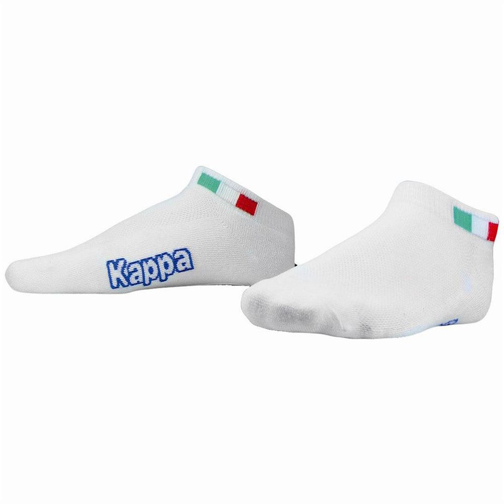 Women Kappa 4 Golf Ronk 1pack Socks White | 371684-GJL