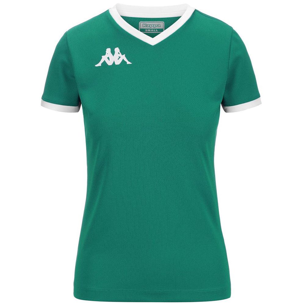 Women Kappa 4 Volley Gavelia Jersey Green | 570921-RJH