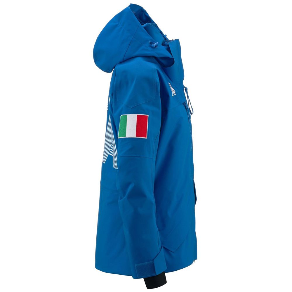 Women Kappa 6 Cento 604f Ita Jacket Blue | 685239-AZH