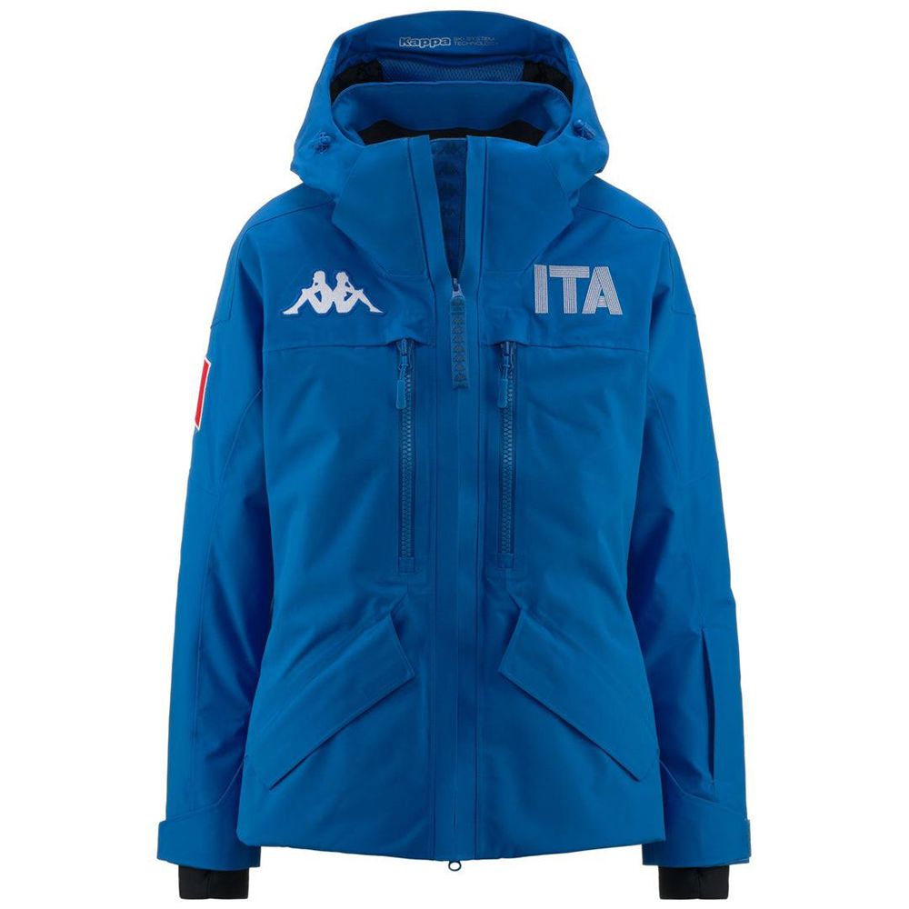 Women Kappa 6 Cento 604f Ita Jacket Blue | 685239-AZH