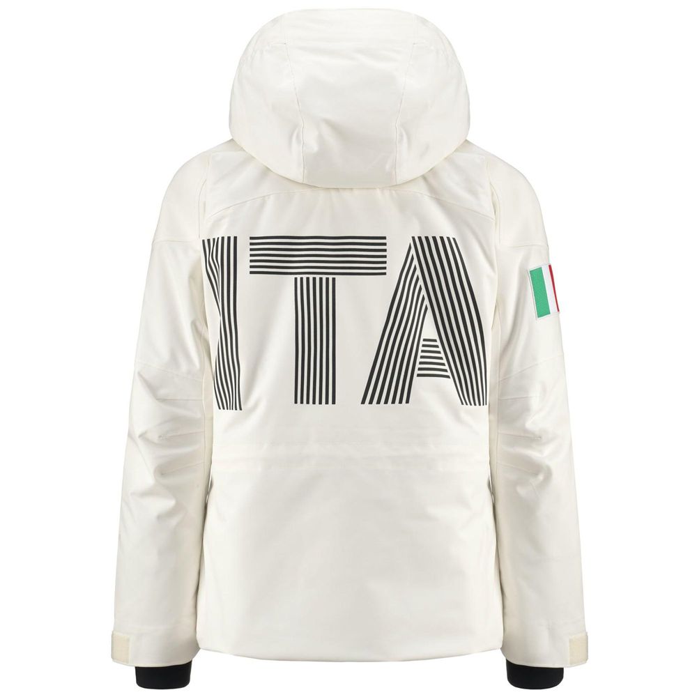 Women Kappa 6 Cento 604f Ita Jacket White | 230617-VCR