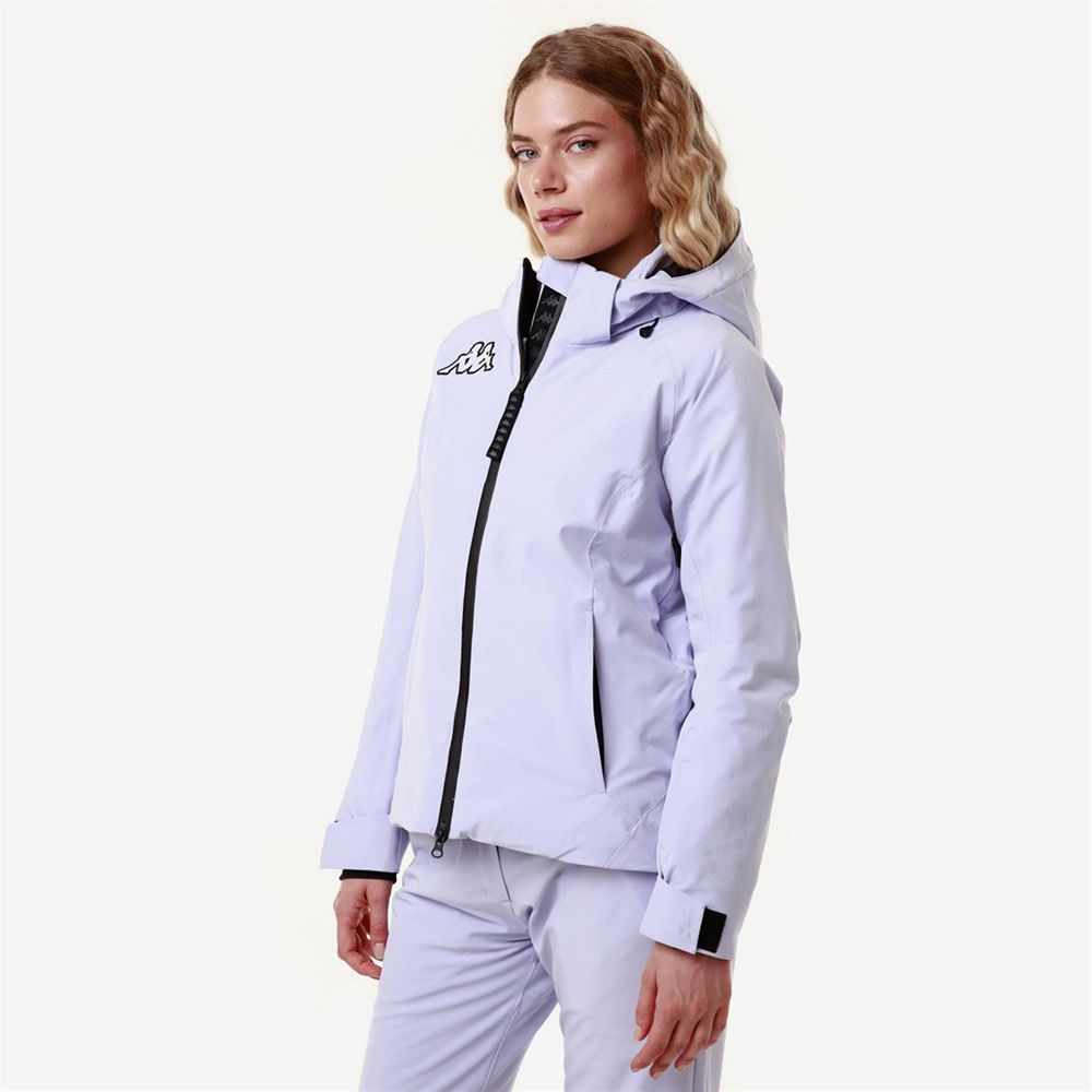 Women Kappa 6 Cento 610 Jacket Purple | 163529-HZA