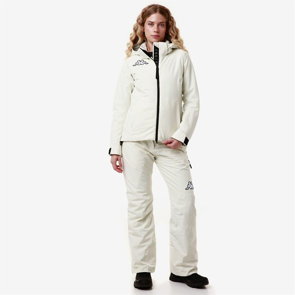 Women Kappa 6 Cento 610 Jacket White | 462038-FZB