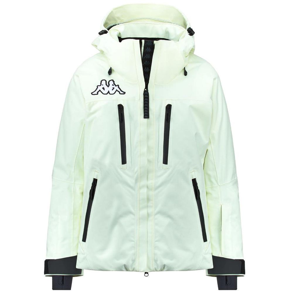 Women Kappa 6 Cento 612p Jacket White | 465702-STR