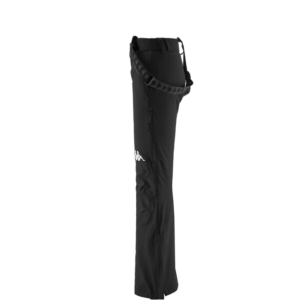 Women Kappa 6 Cento 634 Pants Black | 654137-QOT