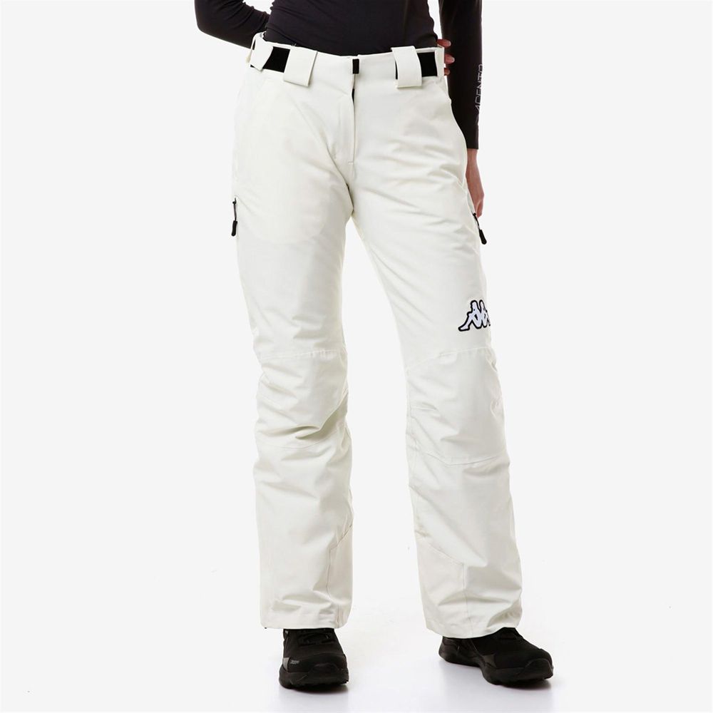 Women Kappa 6 Cento 634 Pants White | 598370-RVP