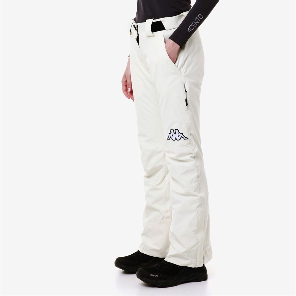 Women Kappa 6 Cento 634 Pants White | 598370-RVP