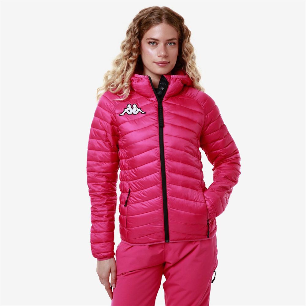 Women Kappa 6 Cento 663 Jacket Pink | 723910-FMD