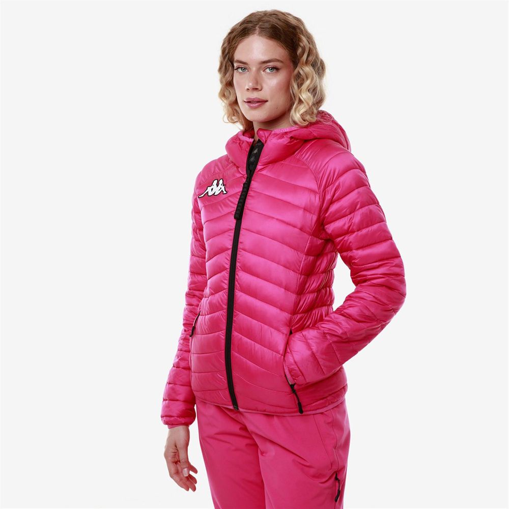 Women Kappa 6 Cento 663 Jacket Pink | 723910-FMD