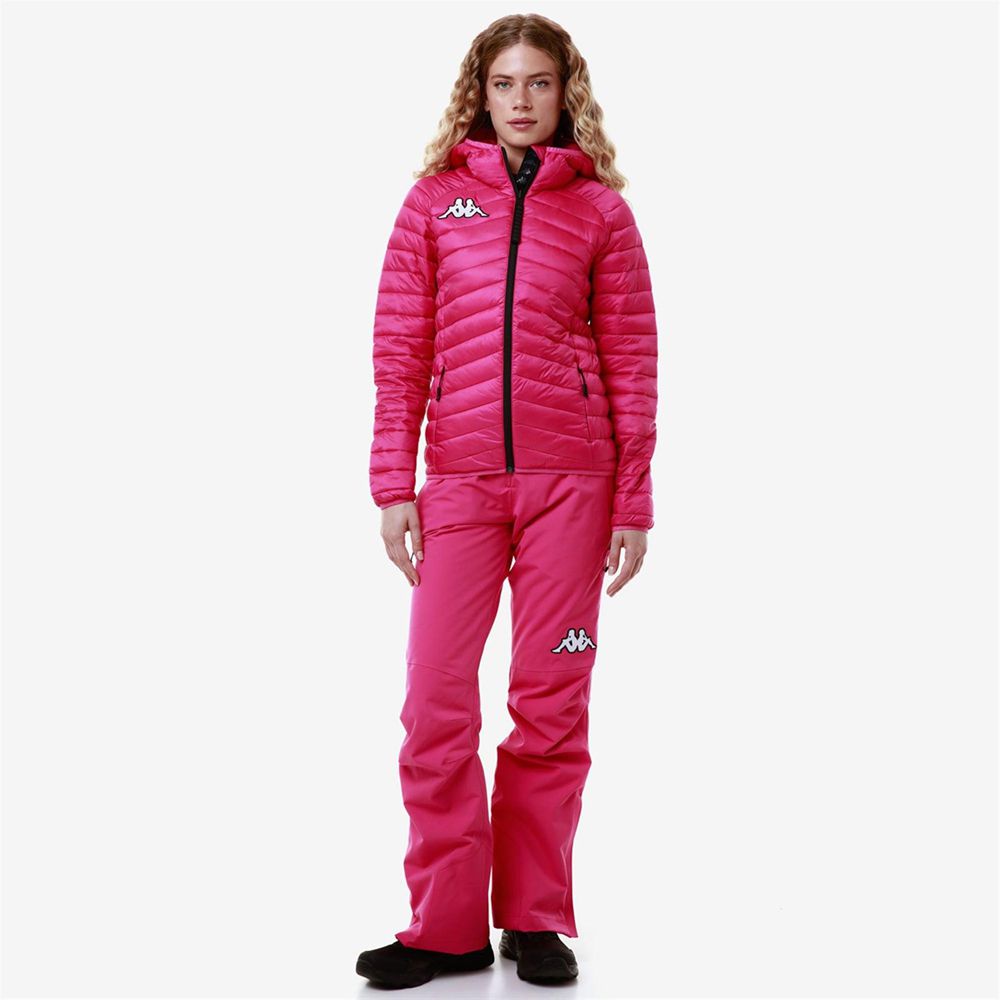 Women Kappa 6 Cento 663 Jacket Pink | 723910-FMD