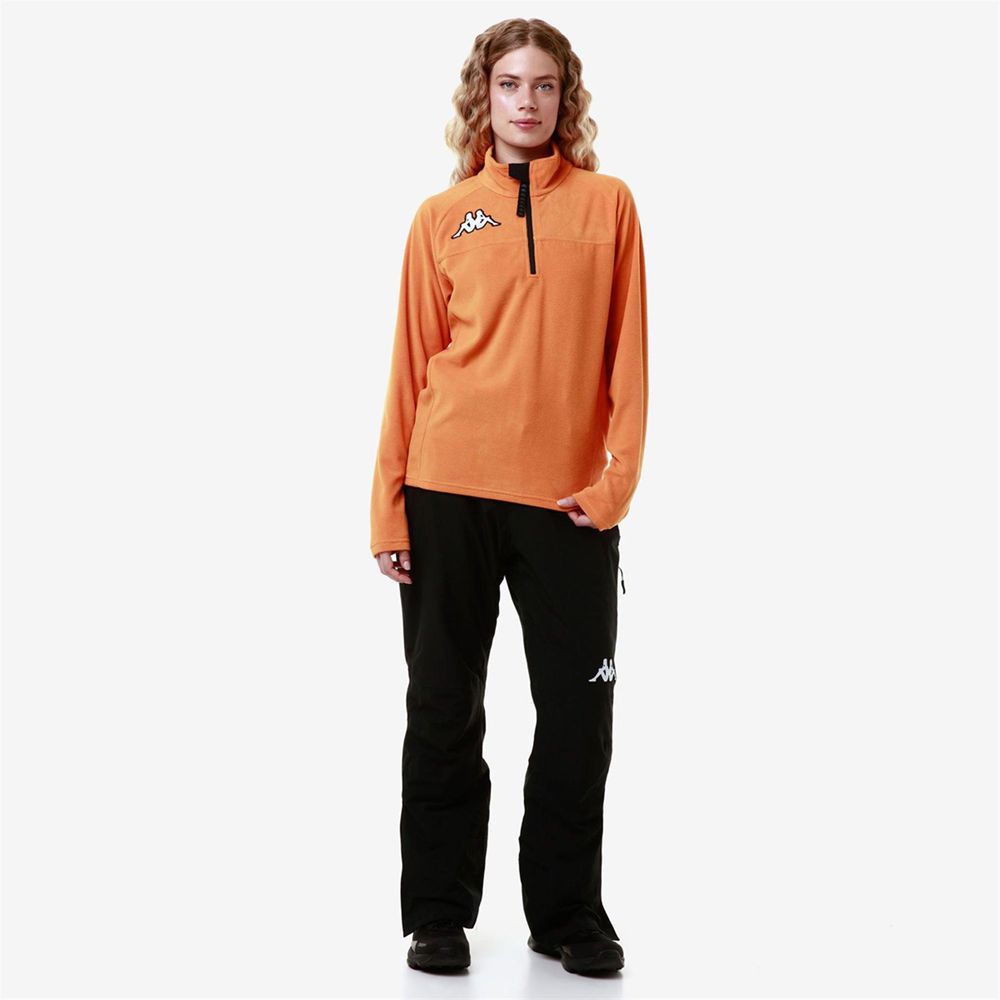 Women Kappa 6 Cento 687b Sweater Orange | 143670-LMR