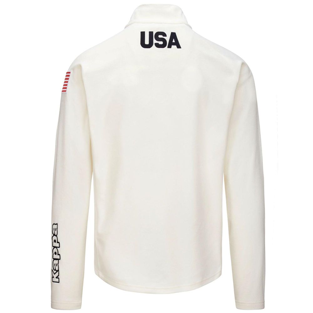 Women Kappa 6 Cento 687b Us Sweater White | 247813-GPR